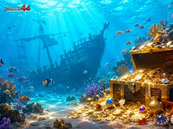 Tampilan permainan Pirate Fishing pada perangkat seluler